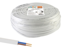 Провод ШВВП 2x0,75 ТУ белый Народный (200)