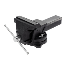 Тиски 150мм слесарные поворотные с наковальней Kranz