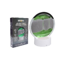 Св-к декор Старт Sands  1LED 3хR6/USB зеленый (6)