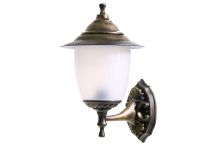 Св-к уличный настен Е27 TDM Прага вверх 60Вт IP44 пластик бронза (4)