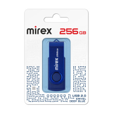 Флэш-диск Mirex_256GB Swivel синий