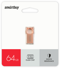 Флэш-диск SmartBuy 64GB MC5 Metal Kitty розовый
