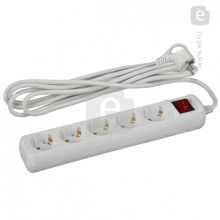 Удл 5гн 1,5м с/з выкл  3x0,75мм2 2200Вт ЭРА 