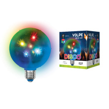 Диско шар Volpe ULI-Q310 Звезды 3D 1.5Вт D10см 220В Е27 (100)