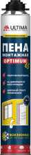 Пена монтаж пистолетная UltimaPro65 Optimum 780мл всесезонная (12)