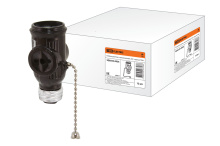 Переходник Е27-розетка выкл TDM (12)