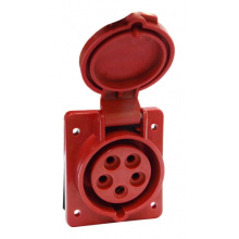 Розетка 415 встр. 3Р+Е+N 16А 380В IP44 MAGNUM IEK (10)