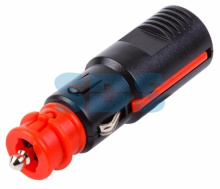 Штекер автоприкуривателя с предохранителем 2 А.под винт Rexant (50)