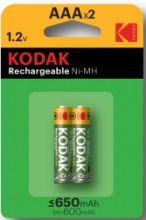 Акк NiMh R 3  650мА*ч Kodak 2/блистер (20)