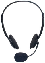 Гарнитура накл Defender 102 Aura 1.8м черный (50) #