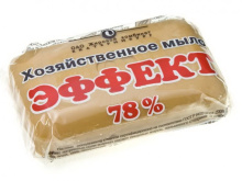 Мыло хоз ЕЖК 78% Эффект 200г в уп (1/60)*