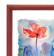 Рамка дерево 35x50 1702 темный орех Зебра (10)