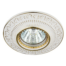 Св-к точ MR16 Эра KL50 WH/GD белый/золото (5)