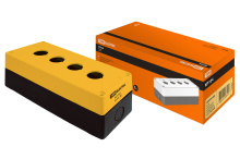 Kорпус TDM КП104 для кнопок 4места желтый (1)