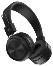 Гарнитура полнораз Hoco W25 Bluetooth 300мАч черный (1/10/30)