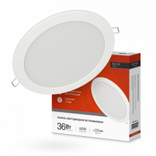 Св-к точ круг 50Вт Inhome RLP-VC 4000К 4000Лм d295х250мм белый (20)