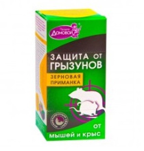Зерно от крыс, мышей 200г Домовой коробка (30)