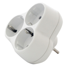 Тройник Универсал 16А с/з белый (5/50)