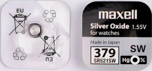 Бат час 379 SR521SW (G0) Maxell 1xBL (10)
