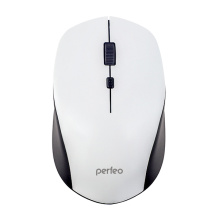 Мышь б/п Perfeo Strong 4кн 2400dpi белый (100)