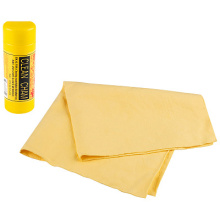 Салфетка синтетическая замша 43х32см туба (24/96) 