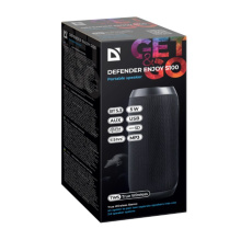 Колонка порт Bt Defender Enjoy S100 5Вт акк 1200мАч FM/MP3(microSD/USB)/AUX/TWS черный (40)
