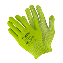 Перчатки полиэстер микроточка ПВХ р.9 Fiberon (120)