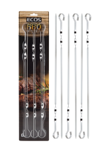 Шампур Набор 45см Плоский 6шт блистер Ecos (24)*