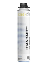 Пена монтаж пистолетная KronBuild Standart 65 850мл 800г зимняя (12)