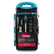 Отвёртка с набором бит Smartbuy Tools CR-V 29предм (24)