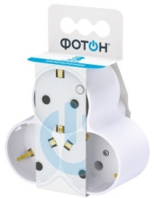 Тройник Фотон 16А с/з АМ16-3Е (20/120)*