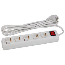 Удл 5гн  3м с/з выкл ПВС 3500Вт 3x1мм² Эра (12)