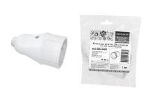 Штеп гнездо TDM б/з 10А белый Народная (50)