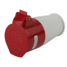 Розетка 215 3Р+РЕ+N 16А 380В IP44 Эра (10)