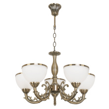 Люстра классическая ЭкономСвет 72702/5AB WT 5xE27