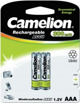 Акк NiCd R 3  300мА*ч Camelion 2/блистер (24/480)