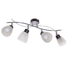 Св-к потолоч 4xE27 ЭкономСвет 01611/4CR+BK WT
