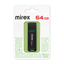 Флэш-диск Mirex 64GB Spacer чёрный