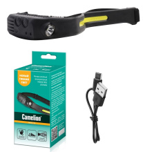 Фон налоб акк Camelion 53416 3ВтXPE+3ВтCOB 800мАч (12/216)*