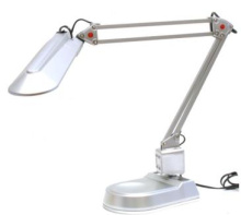 Св-к наст люм Camelion KD-017А 11Вт 2G7 основание+струбцина серебро (6)