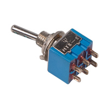 Тумблер Rexant микро 3А вкл-выкл-вкл 2полюса 6контактов (10)