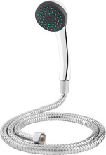 Набор для душа SS-01: лейка D65мм + шланг 150см импорт-импорт 1/2-1/2 (48)