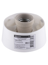 Основание прямое Е27 НББ TDM пластик штрихкод (24)