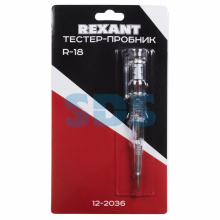 Отвертка-индикатор  Многофункц-бесконтактное тестирование Rexant R-18 (10/250)