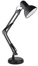 Св-к наст Е27 Ultraflash UF-313 C02 черный 60Вт (12)