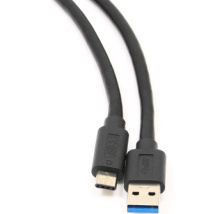 Каб USB3.0-TypeC  1м Cablexpert черный (200)