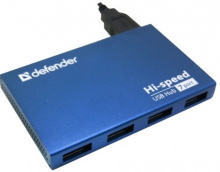 USB-хаб Defender Septima Slim USB 2.0 7порт+бп
