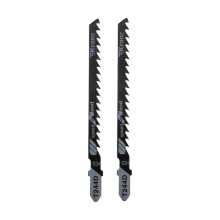 Пилка для электролобзика по дереву 100мм 6з/д 8-60мм 2шт Kranz T244D (10)