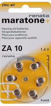 Бат д/слух Renata ZA10 6/блистер (60)
