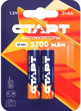 Акк NiMh R 6 2700мАч Старт 2xBL (24/384)